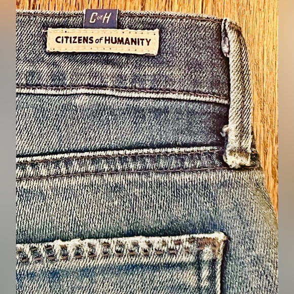 Citizens of Humanity (C of H) Denim Jean Shorts (Size 26) Vintage Blue💙👖🩳🎁🤩 - Picture 6 of 11
